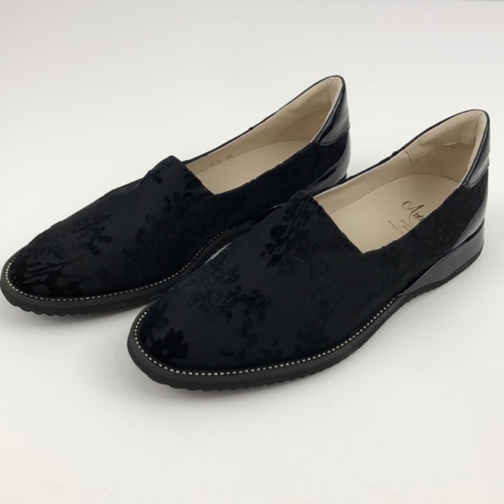 AMALFI by Rangoni Black Eufemio Loafers sz 8.5 - Picture 10 of 12